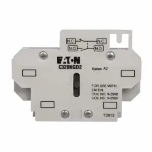 EATON C320KGD3 Nci Interlock, Side Mounted Auxiliary Contact, Used W/ Nema-3-5, Cn35--K, N, S | BJ8BVQ