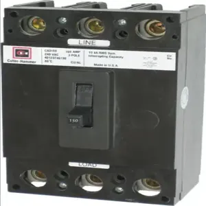 EATON CA3150 Circuit Breaker Feed-thru 150 Amp 240vac 3p 10kaic@240v | AG8MGT