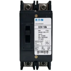 EATON CCV2175 Type Ccv Tenant Main Circuit Breaker, Tenant Main Circuit Breaker, 175 A, 10 Kaic | AG8MJL