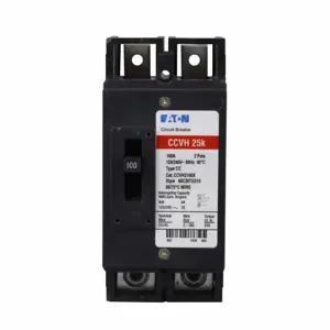 EATON CCVH2100X Type Ccv Tenant Main Circuit Breaker, Tenant Main Circuit Breaker, 100 A, 25 Kaic | BJ8GBV