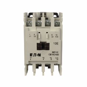 EATON CE15AN3TB IEC-Schütz, 7 A, 24 VAC, 50–60 Hz, 7 A, Rahmen A, 45 mm, 50–60 Hz | BJ8GNY