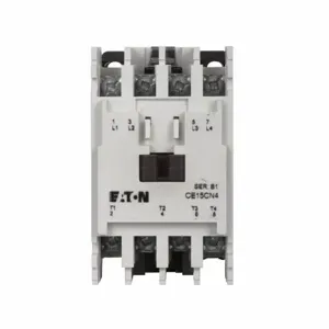 EATON CE15ANS4AB IEC Contactor, 7A, 110-120 Vac, 50-60 Hz, 1No, 7A, Frame A, 45Mm, 50-60 Hz, 0.25 Hp | BJ8GPZ