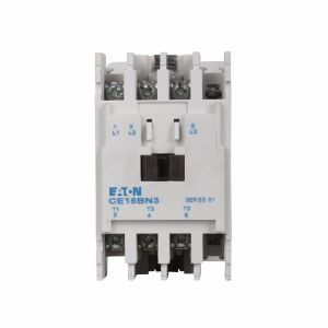 EATON CE15BNS3CB IEC-Schütz, 10 A, 440–480 VAC, 50–60 Hz, 1 Nein, 10 A, Rahmen B, 45 mm, 50–60 Hz, seitlich | BJ8GQY