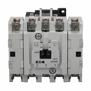 EATON CE15GN5AB IEC Contactor, 37A, 110-120 Vac, 50-60 Hz, 37A, Frame G, 90 Mm, 50-60 Hz, 3 Hp | BJ8GYG