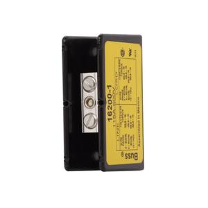 EATON CH16200-1 Power Distribution Block, 600 VAC, 115 A, 1 Poles, 14 to 2 AWG, 8 AWG Wire, Thermoplastic | BJ8HMC