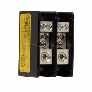 EATON CH16220-2 Power Distribution Terminal Block, 600 VAC, 175 A, 2 Poles, 14 to 2/0 AWG, 8 AWG | BJ8HMJ