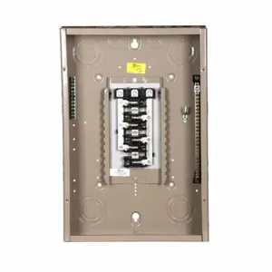 EATON CH18L3125R Ch Main Lug Loadcenter, Cover Included, Main Lug Only, 125 A, C, Copper, Nema 3R, Metallic | BJ8HPX