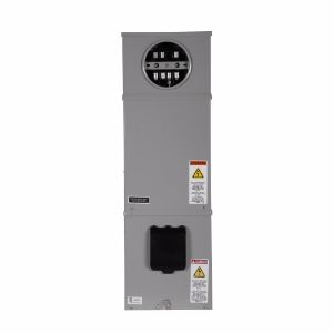 EATON CH214MTBP Meter Socket, Safety Socket, 100A, Over/Under, 4-Jaw, 1-Ph, With T-Fuse Switch | BJ8HRA