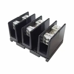 EATON CHDB2203 Open Style Power Distribution Block, 600 VAC/VDC, 175 A, 3 Poles, 8 to 2/0 AWG | BJ8JPH