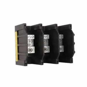 EATON CHDB3213 Open Style Power Distribution Block, 600 VAC/VDC, 175 A, 3 Poles, 8 to 2/0 AWG | BJ8JPK