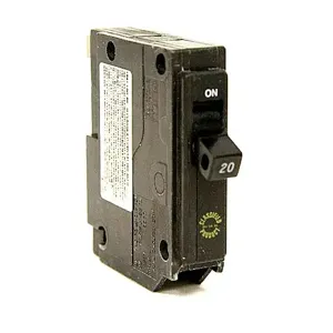 EATON CHQ115GF Ground Fault Circuit Breaker, Single Pole, 10 kAIC, 15 A | CE6GKT