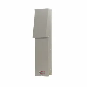 EATON CHU1N7N3NPXL Lighted Unmetered Power Outlet Pedestal, 125/250 VAC, 20/30/50 A | BJ8LNV