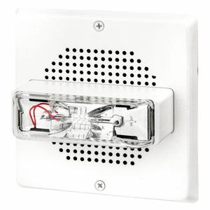 EATON CN115819 Speaker, 24V DC, 93 dB, Indoor, Wall, 6 Inch Height, Fire Alarm, Continuous/Pulse | CJ3MDR 45YU45
