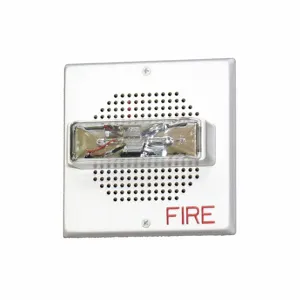 EATON CN125721 Chime, 24V DC, 83 dB, Indoor, Wall, 6 Inch Height, 6.0313 Inch Width, Fire Alarm | CH9WBC 45YU33