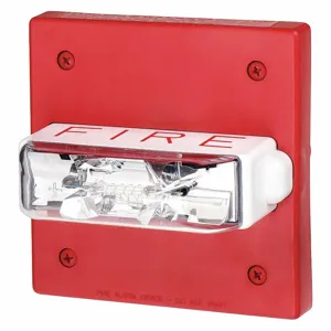 EATON CN125934 Strobe Light, Red, Xenon, 24V DC, 177 Candle Power, 5 13/64 Inch Height, 0.42A | CJ3PAJ 45YV09