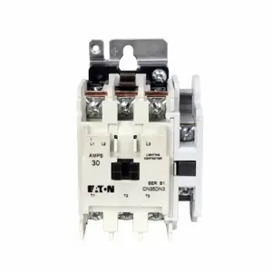 EATON CN35DN6XLB Cn35 Electrically Held Lighting Contactor, 30 A, 1 No, 30 A, Six-Pole, Electrically Held | BH9ZHQ