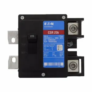 EATON CSR2225NSR24 Type Csr St And ard Circuit Breaker, St And ard Circuit Breaker, 24 V Shunt Trip, 225 A, 25 Kaic | BJ2BAJ