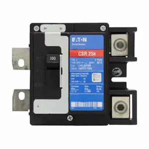 EATON CSRLO2100 Type Csr St And ard Circuit Breaker, St And ard Circuit Breaker, 100 A, 25 Kaic | BJ2BAP