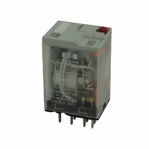 EATON D2PF4AA1 General Purpose Plug-In Relay, D2Pf, Full-Featured Relay, Test Button, 110 Vdc, 4Pdt | BJ2CTA