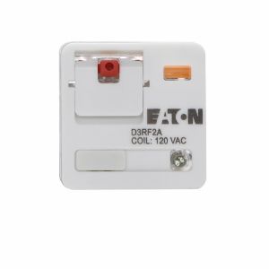 EATON D3RR3A General-Purpose Relay, D3 Ice Cube Relay, 3Pdt, Octal Base, 10A, 1700 Ohms | BJ2CWB