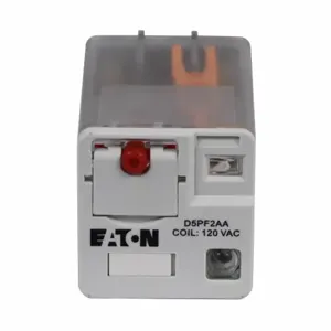 EATON D5PF2AA1 D5 General Purpose Plug-In Relay, Full Featured Cover, 110/125 Vdc Coil | BJ2CXM