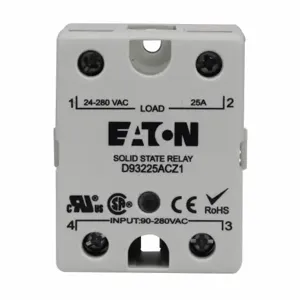 EATON D93225ACZ2 D93 Solid-State Relay, 3-32 Vdc Input Voltage, 24-280V Output Voltage | BJ2DGN