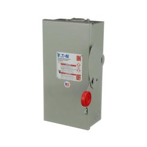 EATON DCU1061FPM Heavy Duty Dc Disconnect, Dc Disconnect/Ungrounded System, 30A, Nema 4, Painted Steel, Fusible | BJ2EYC