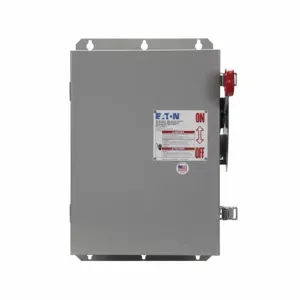 EATON DCU2101URM Heavy Duty Dc Disconnect, 30 A, Nema 3R, Painted Galvanized Steel, Non-Fusible | BJ2FBR