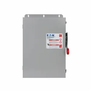 EATON DCU2103URM Heavy Duty Dc Disconnect, 100 A, Nema 3R, Painted Galvanized Steel, Non-Fusible | BJ2FCD