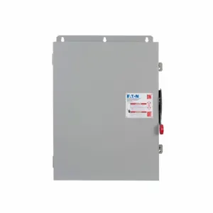 EATON DCG4064FPM Heavy-Duty Dc Disconnect, 200A, Solar, Painted Steel, Fusible, Grounded, In/Out 300 Mcm-#6 | BJ2EVU