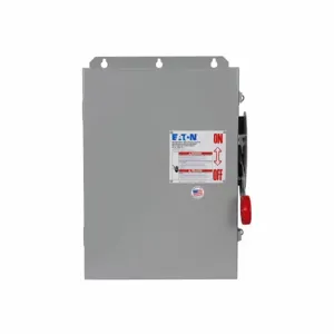 EATON DCU3063UPM Heavy Duty Dc Disconnect, Dc Disconnect/Ungrounded System, 100A, Nema 4, Painted Steel | BJ2FDW