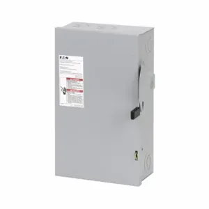 EATON DG222UGB-CSA General Duty Non-Fusible Safety Switch, Single-Throw, 60 A, Nema 1, Painted Steel, Indoor | BJ2GDM