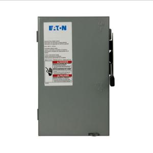 EATON DG321UGB General Duty Non-Fusible Safety Switch, Single-Throw, 30 A, Nema 1, Indoor, Painted Steel | BJ2GET 32UJ80
