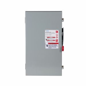 EATON DH165NWK Dc Disconnect, 600 A, Nema 12, Painted Galvanized Steel, Class R, Fusible With Neutral | BJ2GHT