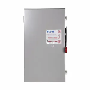 EATON DH164URKN Dc Disconnect, Single-Throw, 200A, Nema 3R, Painted Galvanized Steel, Class R Fuses | BJ2GHP