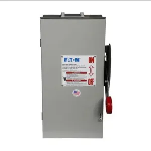 EATON DH261NRK Heavy Duty Single-Throw Fused Safety Switch, 30 A, Nema 3R, Painted Galvanized Steel | BJ2GVM