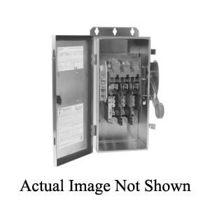 EATON DH462UDKW Non-Fusible Heavy Duty Safety Switch With Upper Viewing Window, 60 A, 4 Poles | BJ2KPY