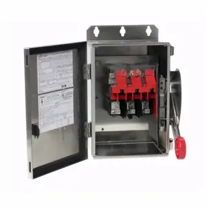 EATON DH361UWKX Heavy Duty Single-Throw Non-Fused Safety Switch, Single-Throw, 30 A, Nema 4X | BJ2JDZ