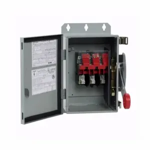 EATON DH362UDK Heavy Duty Single-Throw Non-Fused Safety Switch, Single-Throw, 60 A, Nema 12 | BJ2JGZ