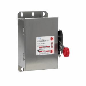 EATON DH362UWK2WR Heavy Duty Receptacle Safety Switch, Receptacle Switch, Crouse-Hinds Arktitet? Receptacle | BJ2JHV