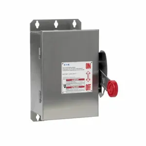 EATON DH262UWKV Enhanced Visible Blade Single-Throw Non-Fused Safety Switch, Single-Throw, 60 A, Nema 4X | BJ2GXH