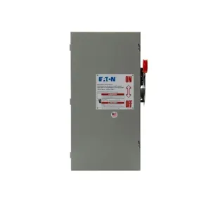 EATON DH263UGKV Enhanced Visible Blade Single-Throw Non-Fused Safety Switch, Single-Throw, 100 A, Nema 1 | BJ2GYN