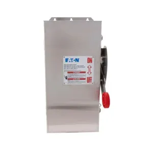 EATON DH322FWK-GCL Custom Single-Throw Fused Safety Switch, Corrosion Resistant, Mill-Duty, 60 A, Nema 4X | BJ2HJG