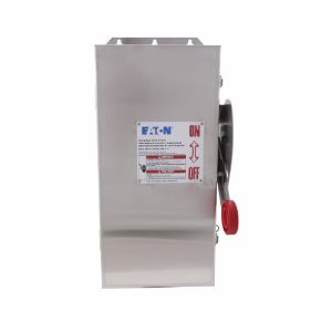 EATON DH322NWK Enhanced Visible Blade Single-Throw Safety Switch, Corrosion Resistant, 60 A, Nema 4X | BJ2HKD