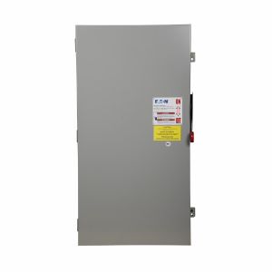 EATON DH325NGK Enhanced Visible Blade Single-Throw Safety Switch, 400 A, Nema 1, Painted Steel, Class H | BJ2HRG