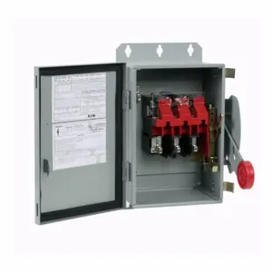 EATON DH361UDK-GCL Heavy Duty Single-Throw Non-Fused Safety Switch, Mill-Duty Rated, 30 A, Nema 12 | BJ2JCG