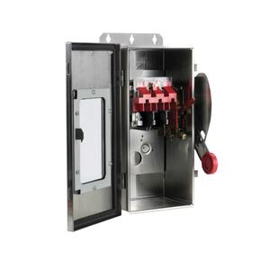 EATON DH361UWKW2G Low Voltage Non-Fusible Heavy Duty Safety Switch With Viewing Window, 30 A, 3 Poles | BJ2JDT