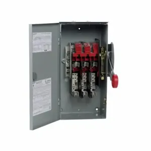 EATON DH362NRK Enhanced Visible Blade Single-Throw Safety Switch, 60 A, Nema 3R | BJ2JGC