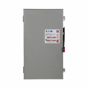 EATON DH364FRK-PM Custom Single-Throw Fused Safety Switch, Pole Mount, 200 A, Nema 3R | BJ2JRF