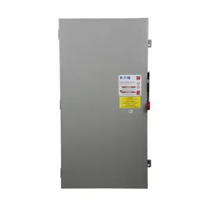 EATON DH365FGK Heavy Duty Single-Throw Fused Safety Switch, 400 A, Nema 1, Painted Steel, Class H | BJ2JVU